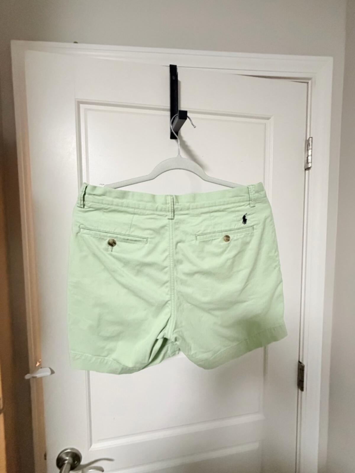 Ralph Lauren Pastel Mint Cotton Bermudas
