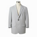 Men's Gray Blazer 3/4 summer casual