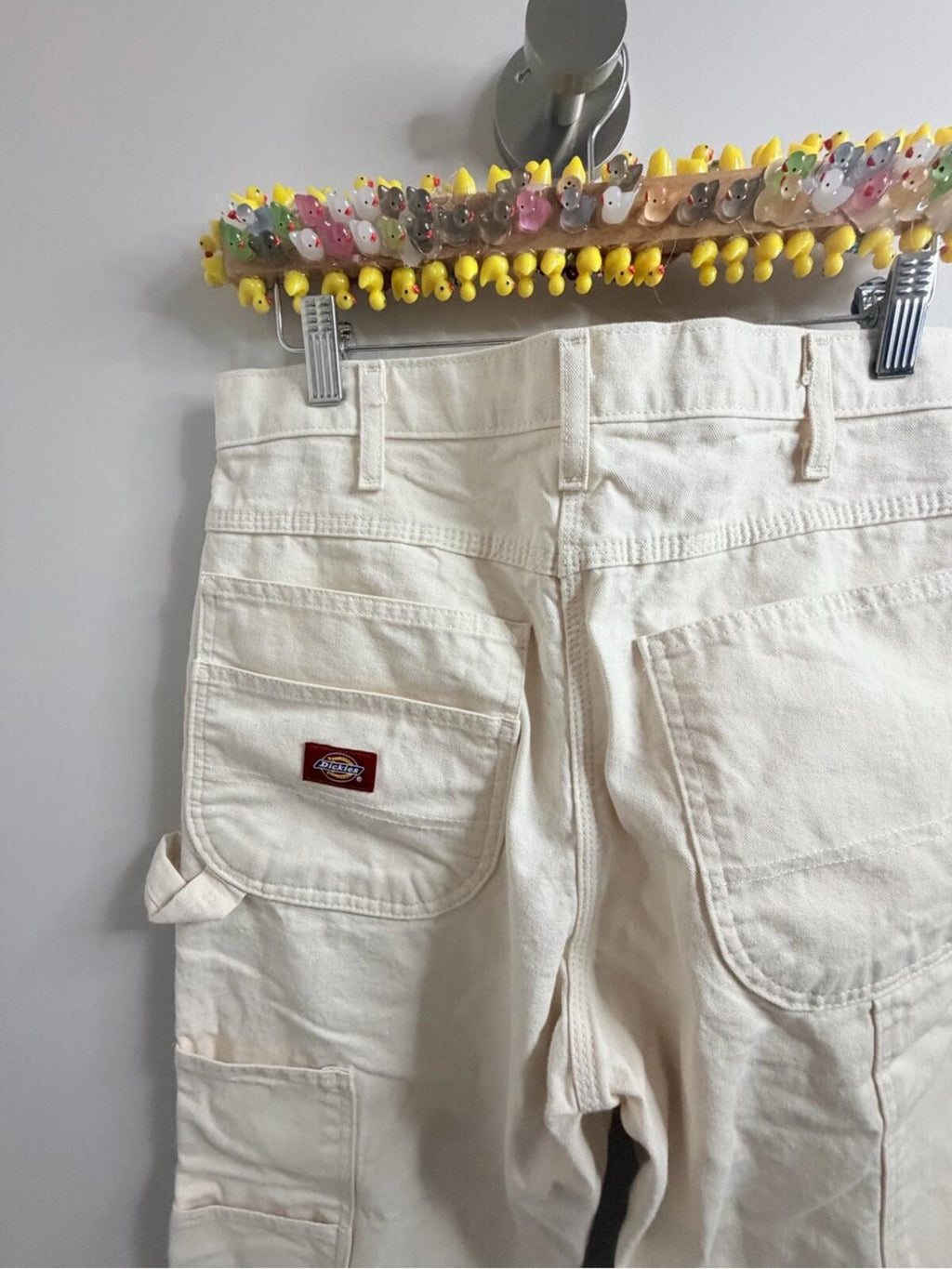 Dickies Men’s Cargo Pants in Off-White/Cream