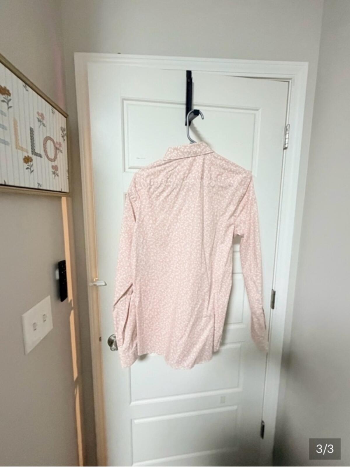 Apt. 9 Men’s Light Pink Floral Dress Shirt