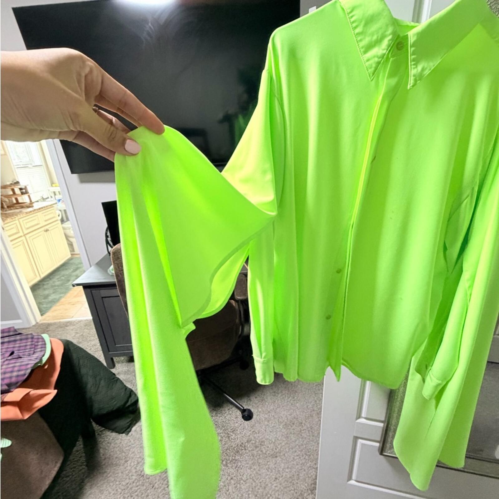 Lime Green Women's Top
