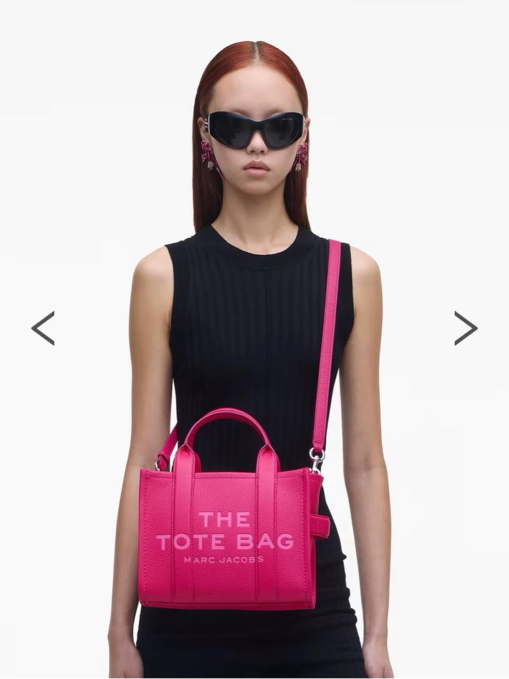 Marc Jacobs The mini Tote Bag - Hot Pink