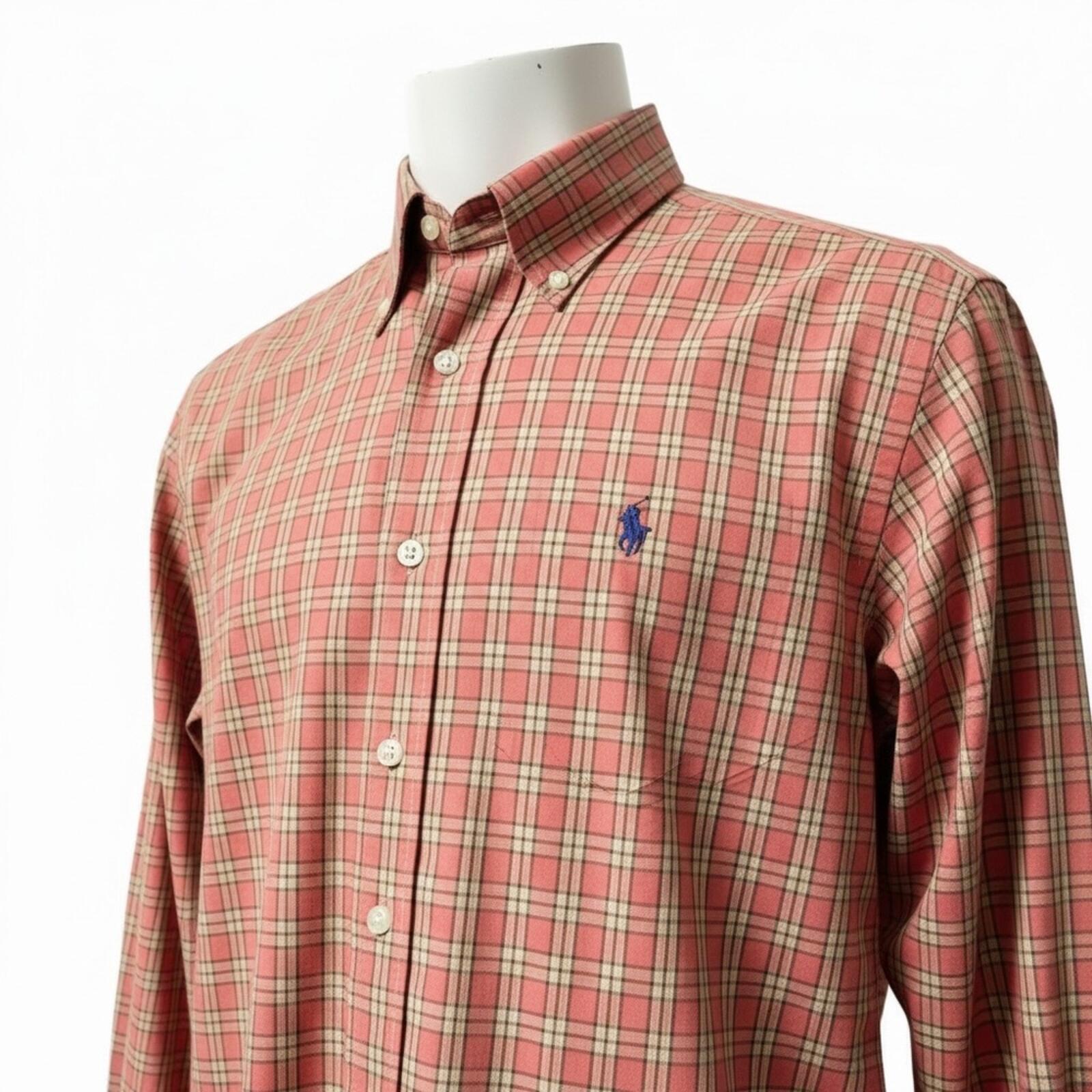 Ralph Lauren Classic Fit Red Plaid Shirt