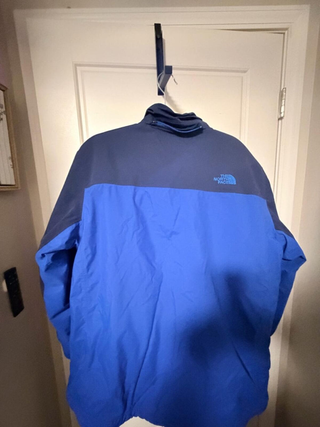 The North Face Navy and Royal Blue Hooded Shell Jacket