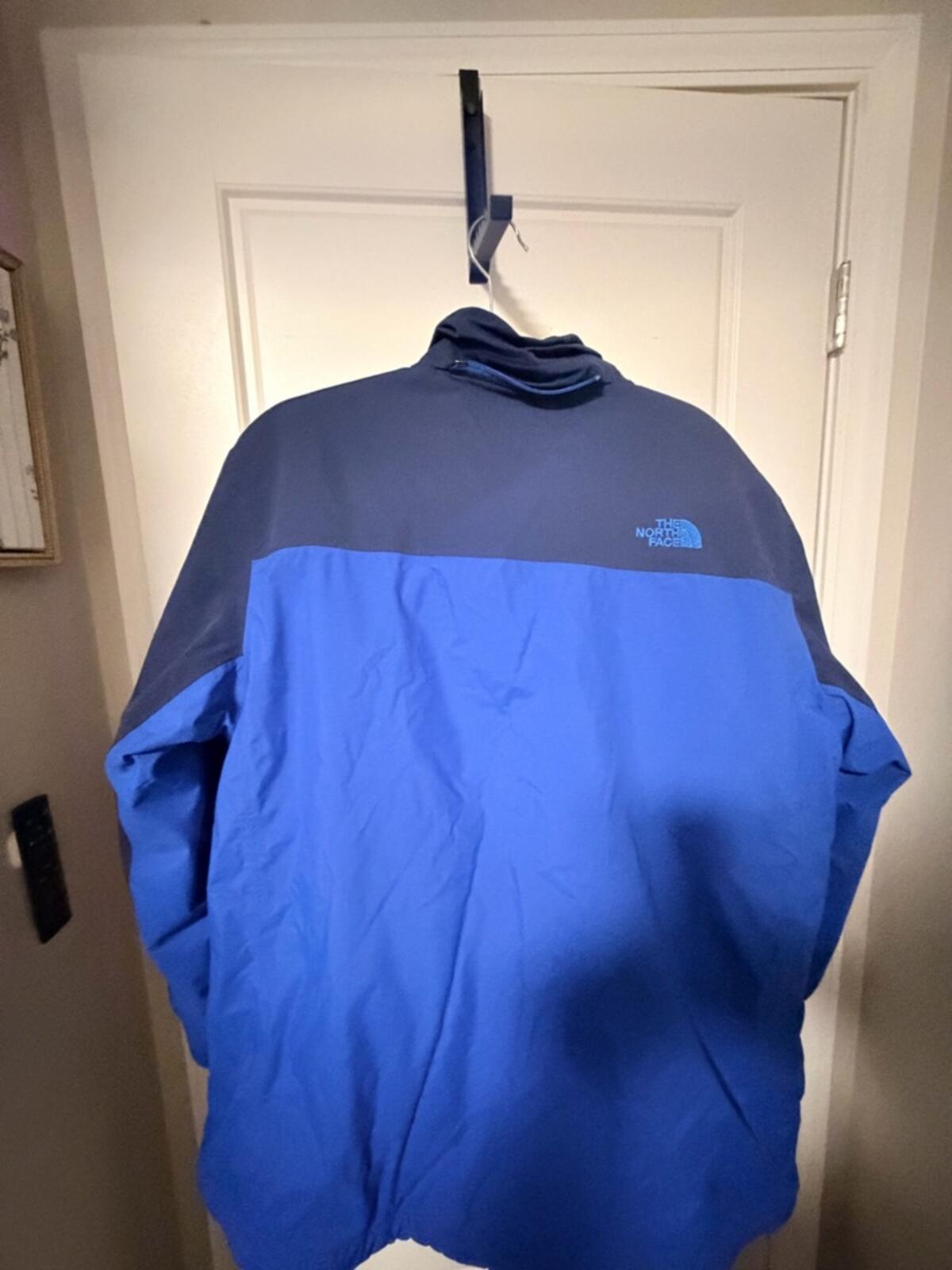 The North Face Navy and Royal Blue Hooded Shell Jacket