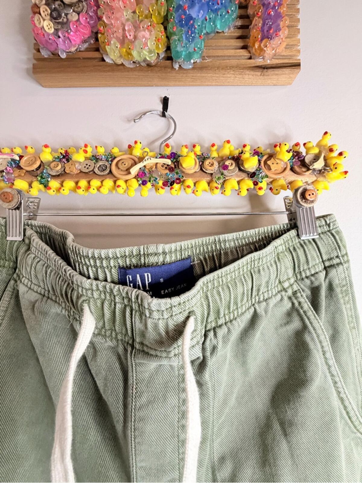 Olive Green Cargo Jogger Pants - Unbranded