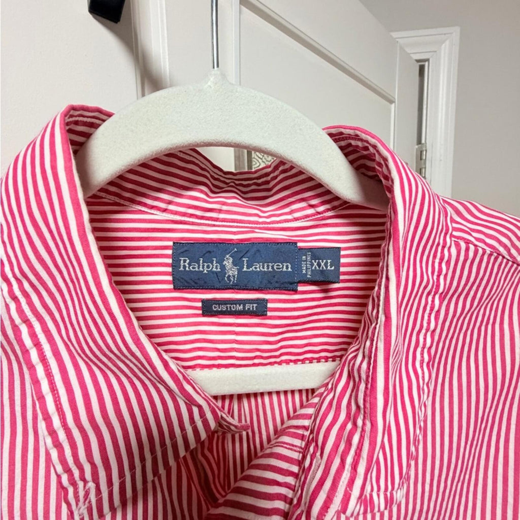 Ralph Lauren Red and White Shirt