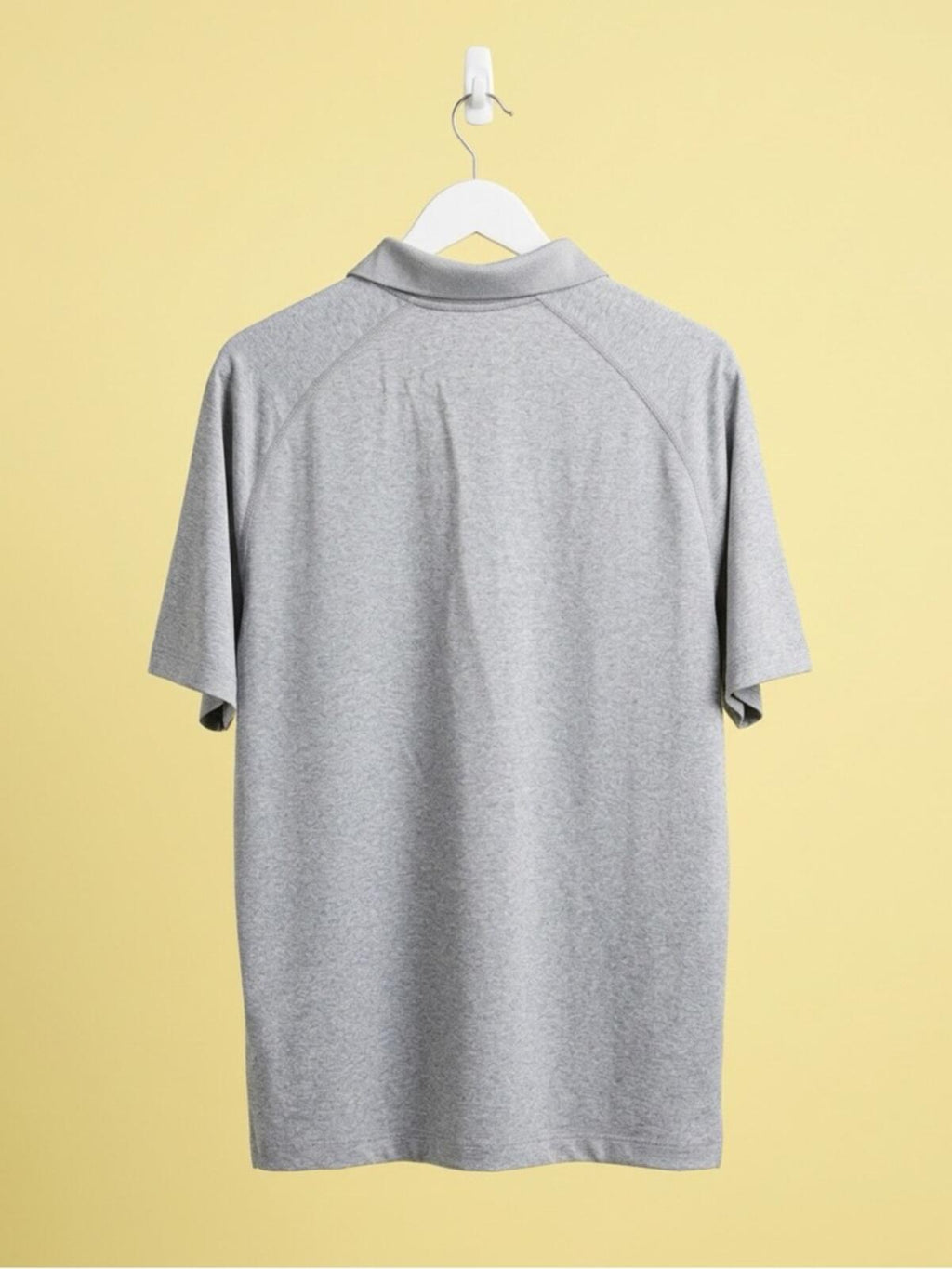 Fabletics Heather Grey Performance Polo