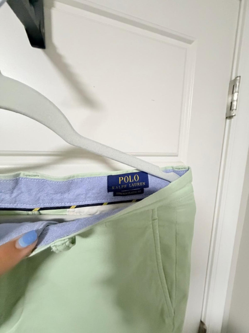 Ralph Lauren Pastel Mint Cotton Bermudas