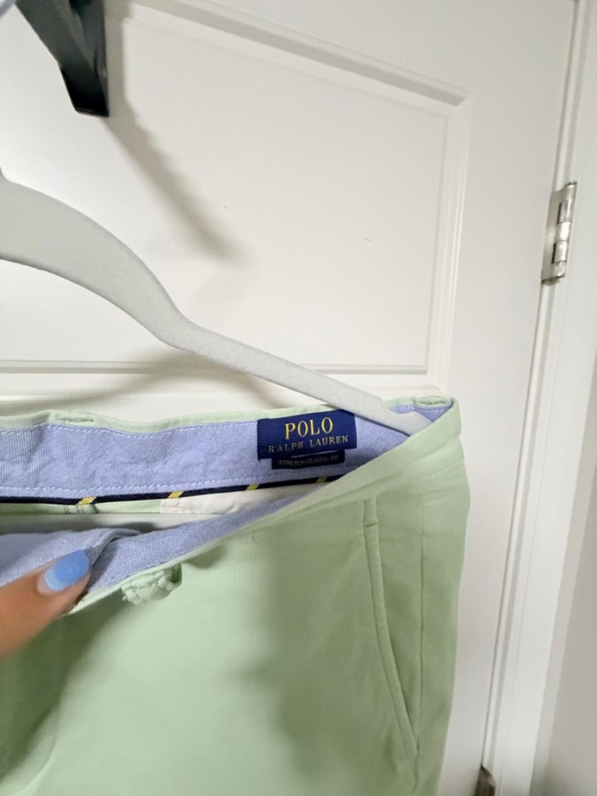 Ralph Lauren Pastel Mint Cotton Bermudas