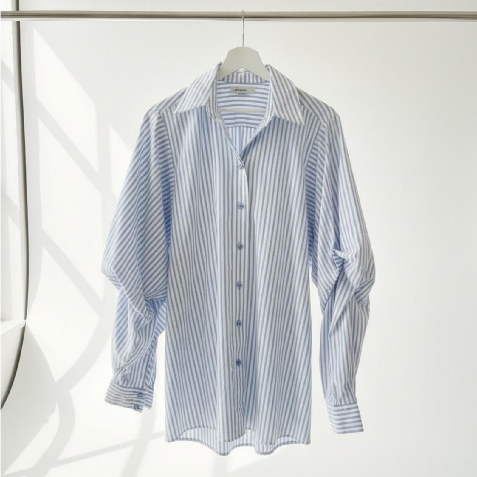 Blue Striped Men's Shirt
Custom made- Measurements below and a cute vid! 📹