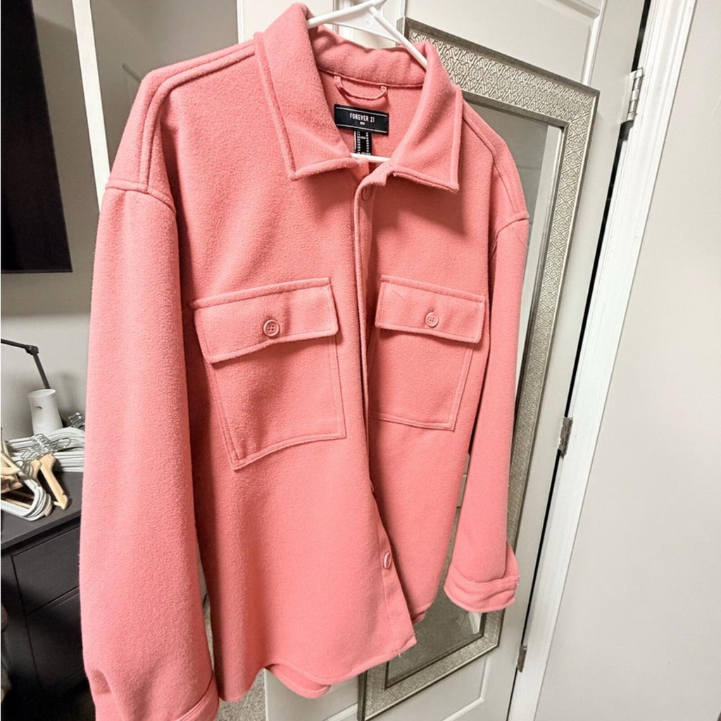 Forever 21 Blush Utility Jacket
