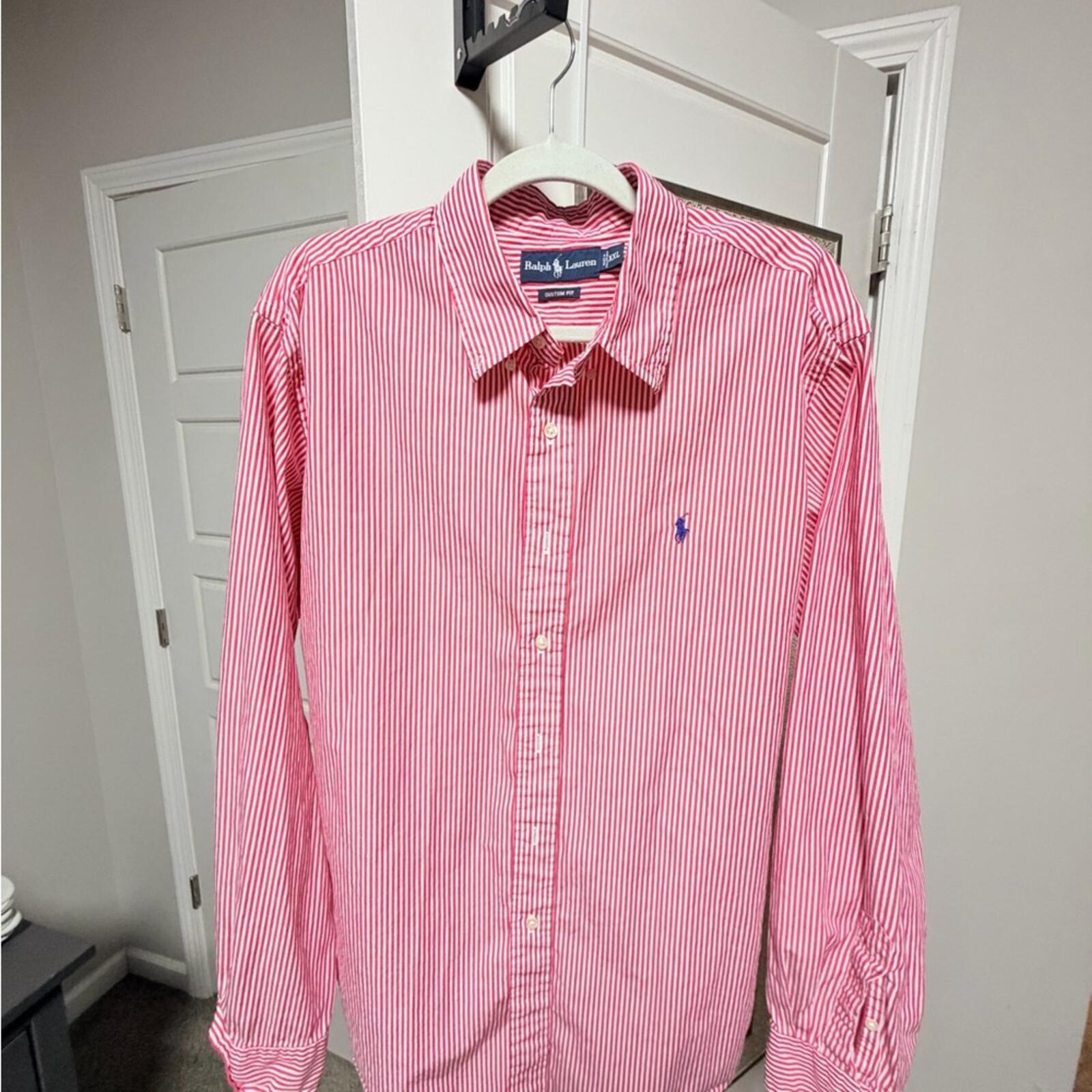 Ralph Lauren Red and White Shirt