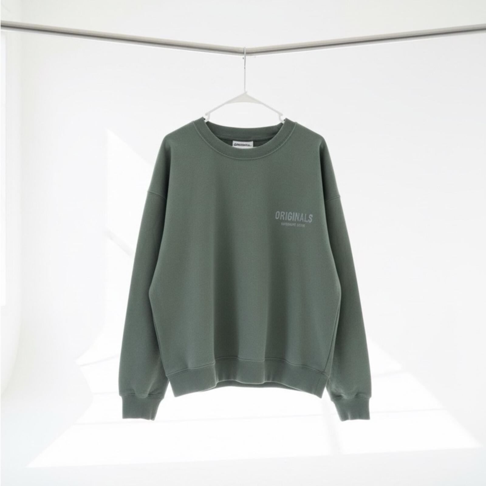 Urban Originals Men's Crewneck Sweater - Forest Green