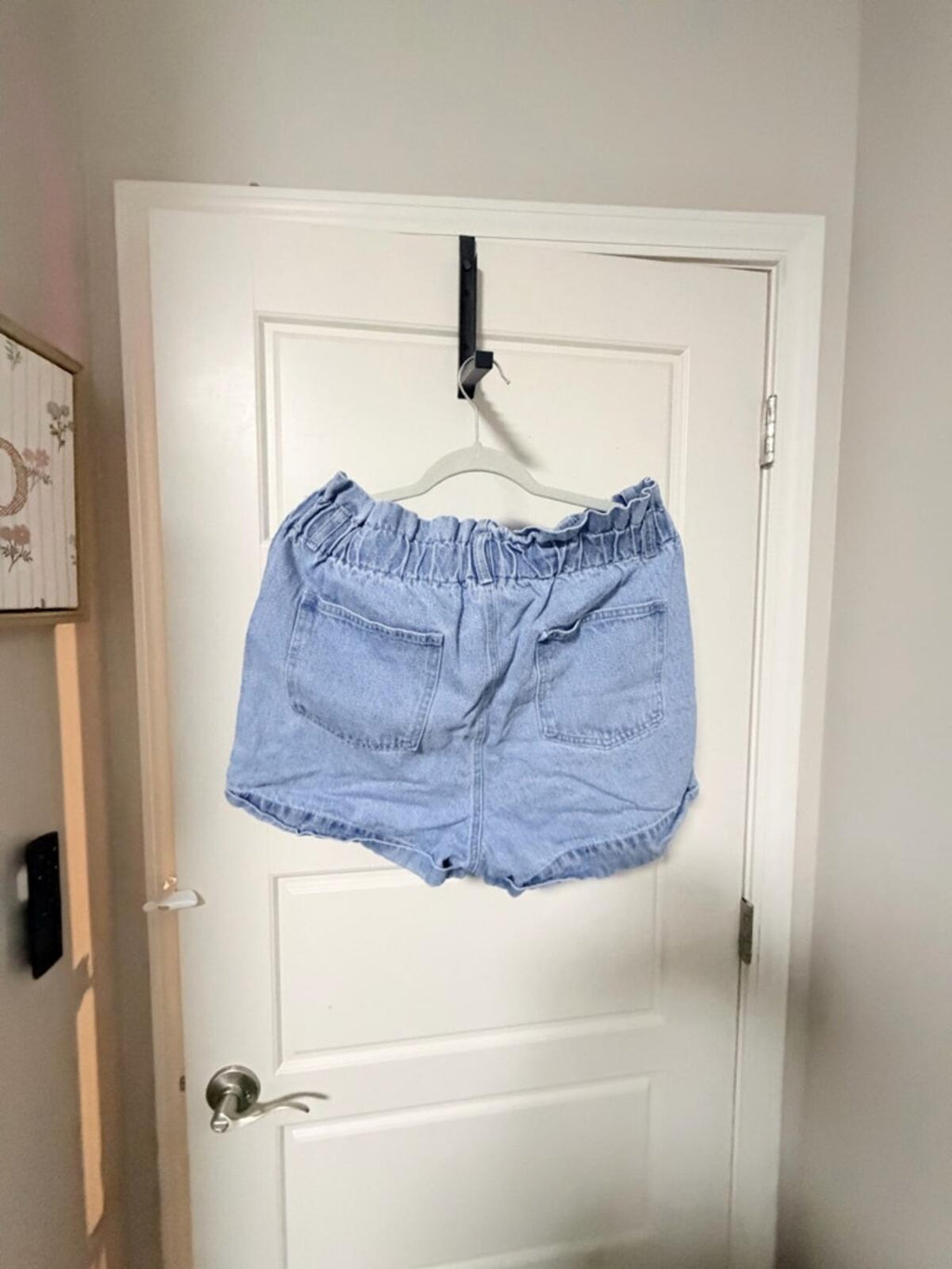 GOGO Light Blue High Waist Denim Shorts